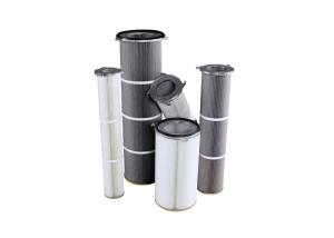 China 5um,0.5um,2um,0.2um 3 - Lug Flange Dust Filter Cartridge Replacement Good Abrasion Resistance wholesale