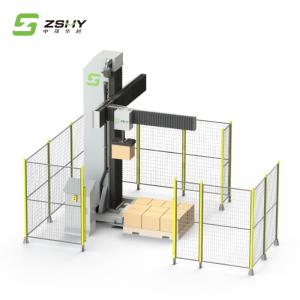 China Single Column Automatic Palletizing Machine Robotic Pallet Stacker 380V 60HZ wholesale