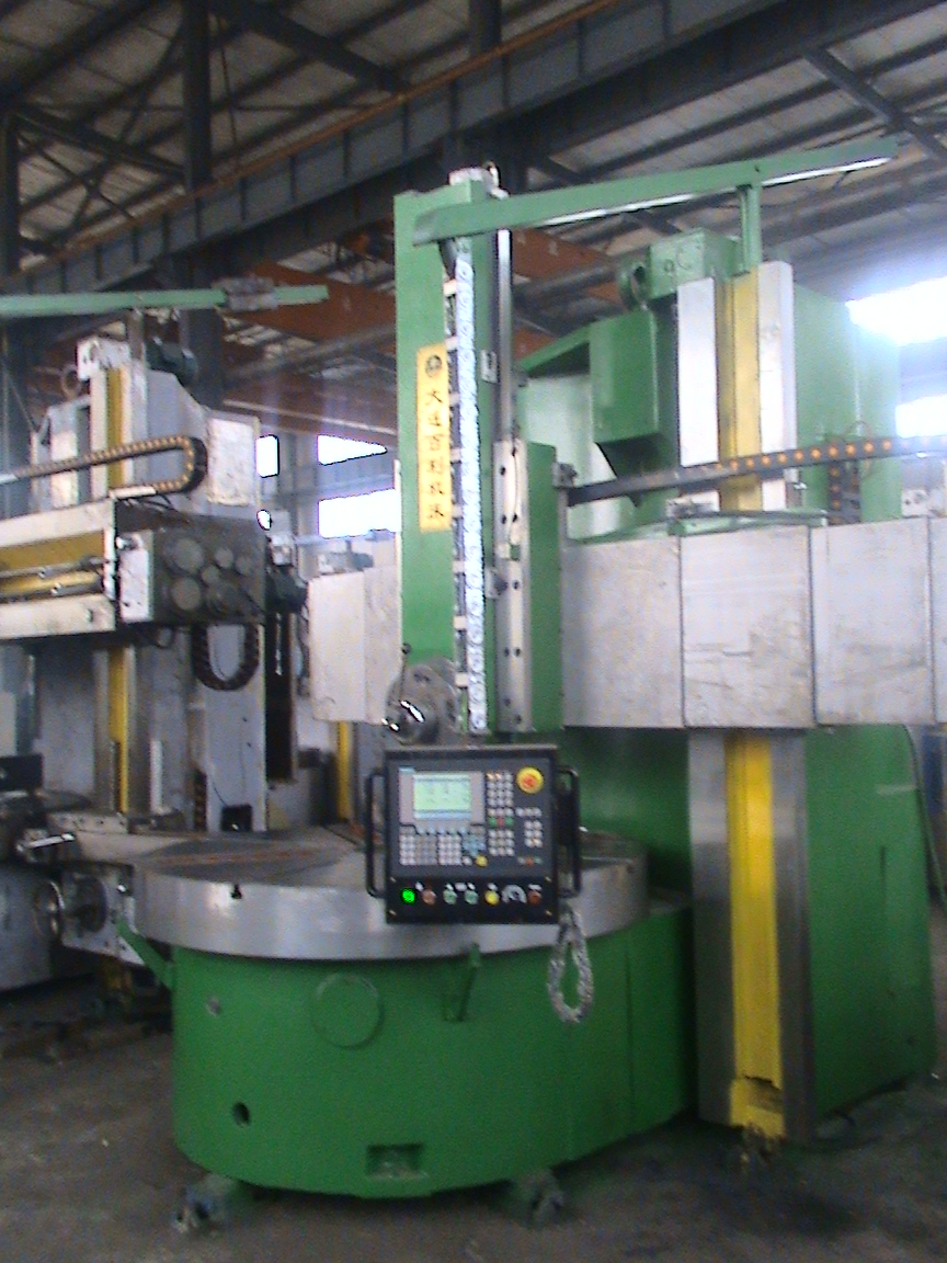 Single Tool Holder Ball Screw Beam Jump Vertical Turning Table Lathe