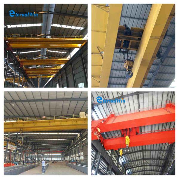 Wireless Remote Control Double Girder Overhead Crane Magnet 25T 32T Explosion Proof