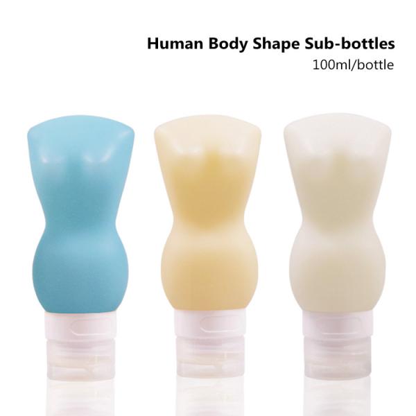 Quality Unique Human Body Shape Travel Size Bottles , Business Trip Travel Shampoo Bottles for sale