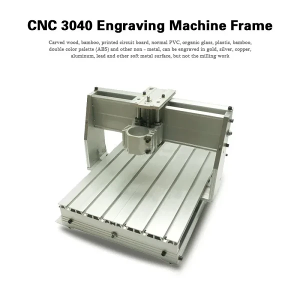 3040 CNC Engraver Machine Frame Kit With 300W DC Spindle Motor