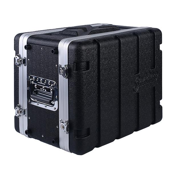 Quality Stackable  ABS 8" Depth 8U Amplifier Rack Case 480X210X356MM for sale