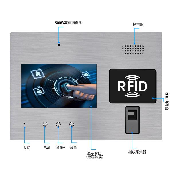 Quality Android AIO RFID Fingerprint Reader Panel PC Touchscreen Multi Mounting Methods for sale
