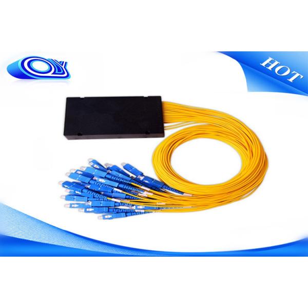 Singlemode G657A cable Optical PLC Splitter 1x16 plc splitter ABS type PLC fiber optic splitter box