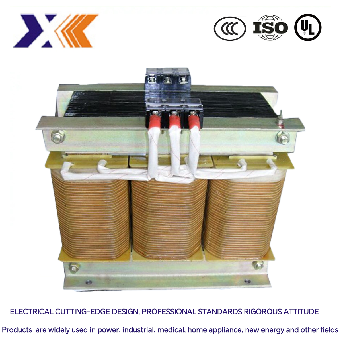 Packaging Type Customized Three Phase Dry Type Transformer High Frequency Cooling Fan