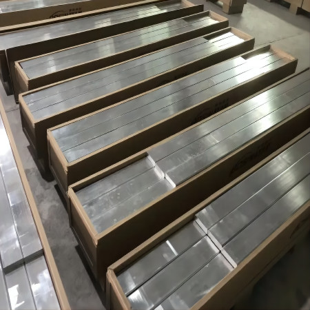 Hot Rolled 6165 Aluminium Flat Bar Sand Blast Aluminium Alloy Bar 4m