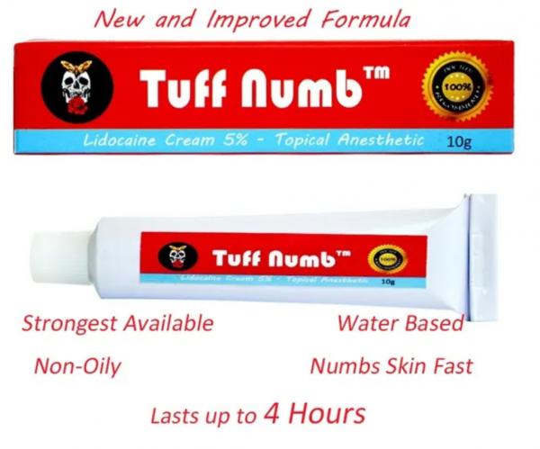 Quality Tuff Numb Waxing Numb Cream Ear Numbing Cream For Ear Piercing for sale