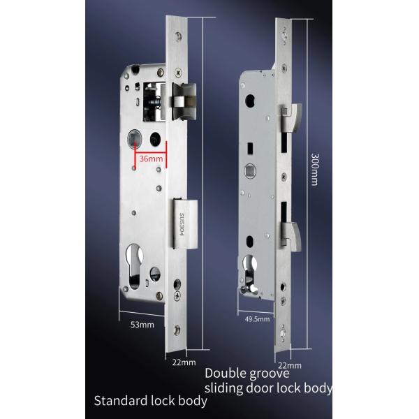 Fingerprint Aluminum Sliding Gate Keyless Waterproof Smart Locks