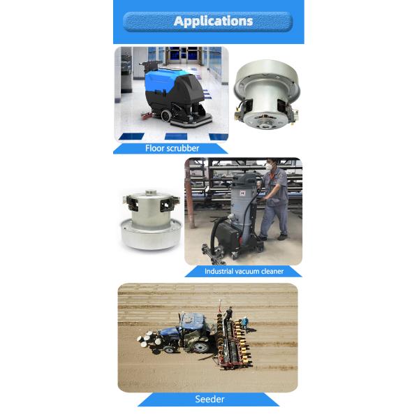Faradyi Customized 24V 200W Low Noise Industrial Waterproof Brushless Vacuum Cleaner Motor