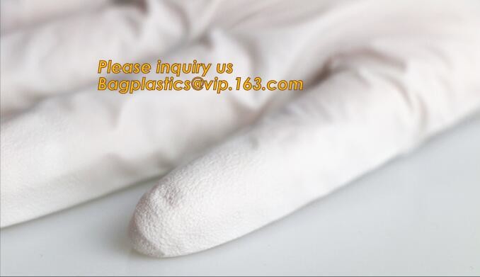 Medical Disposable Nitrile Coated Hand Gloves,Industrial Garden Working Resistant Disposable Nitrile Black Gloves BAGEAS