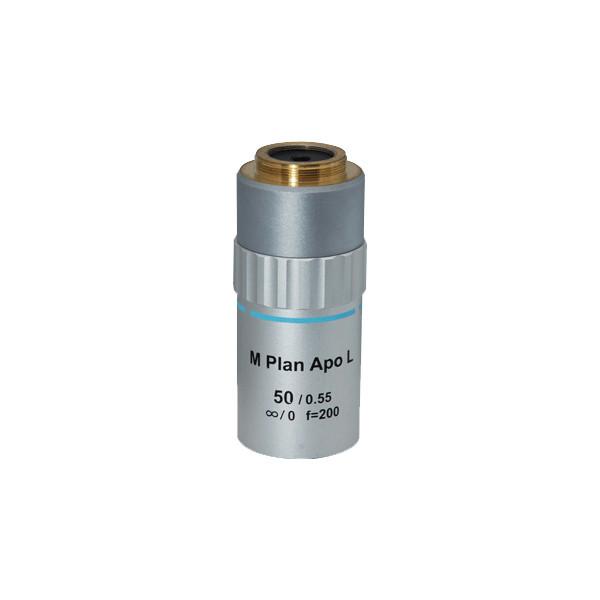Quality Long Working Focus Achromatic Objective Lens 50X Microscope Objective Flat Field for sale