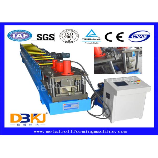 Low Noise 5.5kw Standard Gutter Roll Forming Machine 15 Groups Roller