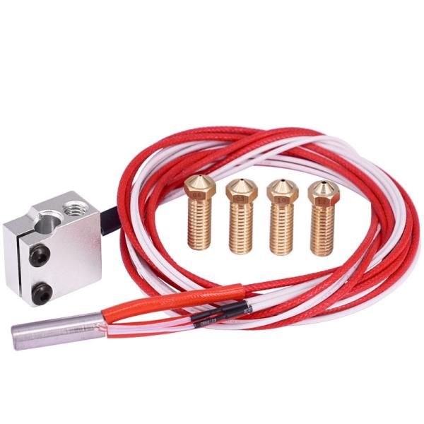 Quality Volcano Heating Block Nozzle Kit 12V40W For V5 V6 3D Printer Parts Kit for sale