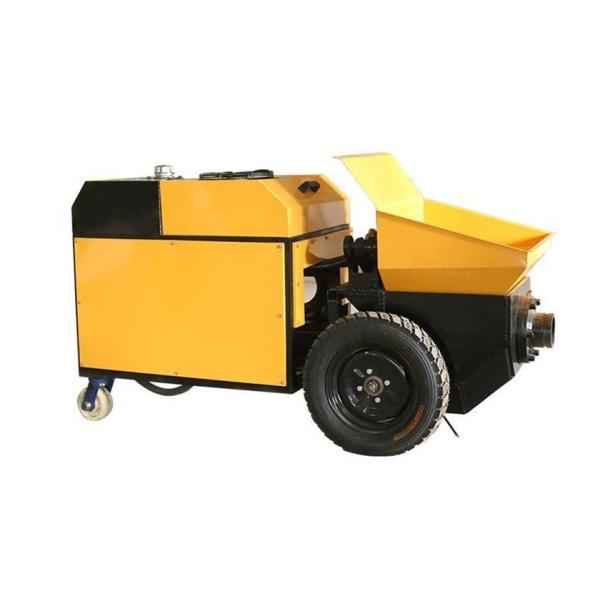 Construction 15Kw Mobile Concrete Pump For Fine Aggregate