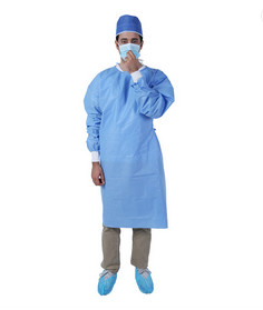 China Soft Disposable Isolation Gown Disposable Protective Suit Sms Material wholesale