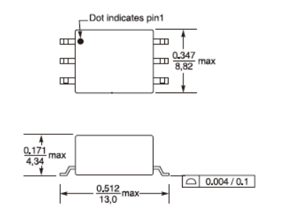ZA9709-AED = ST9709ANL Isolation Transformer For Texas Instruments SN6505B Push Pull Driver