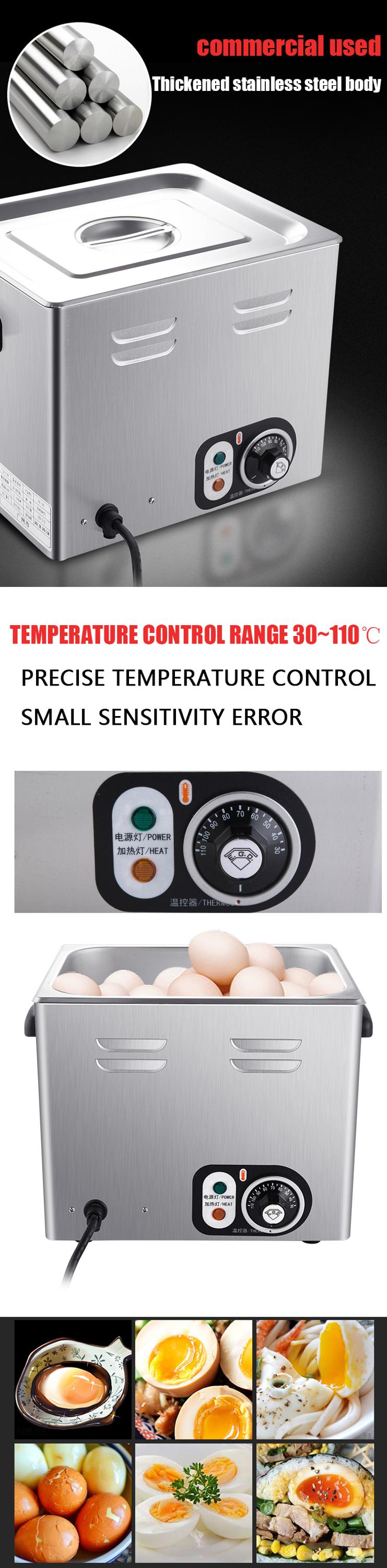 Commercial Egg Boiler Machine Electric Egg Cooker with 365X266X275mm Size and 2600W Power