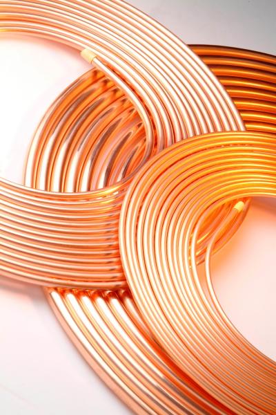 Quality ASTM B280 AC Spare Part Pancake Coil Copper Pipe Soft Temper Ends Capped for sale