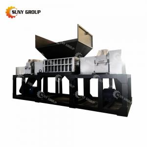 China Video Outgoing-Inspection Tyre And Tire Recycling Shredder Machine Wood Chipper Shredder wholesale