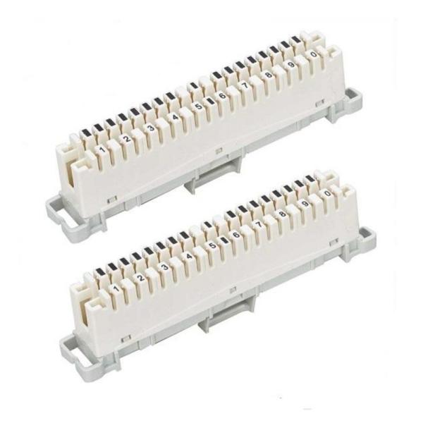 Quality Krone Strip Module LSA PLUS Wiring Terminal Module 10 Pairs for 3G Network Chinese Supply for sale