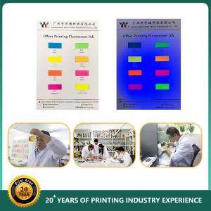 China Eco Solvent Offset Printing Ink Nature UV Dry Paper Fluorescent Printer Ink on sale