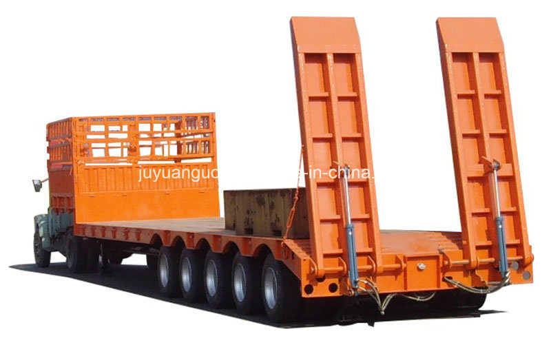 Semi-Trailer Hydraulic Axis Steerable Cast Semi Trailer for Multi Axles Bridge Girder Transport