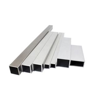 6063 Mill Finished Aluminium Tubing Square Pipe Hanging Ceiling Rectangular