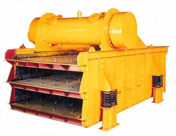 Quality Dual Motor Powerful Ore Dressing Equipment Linear Vibrating Screen for sale