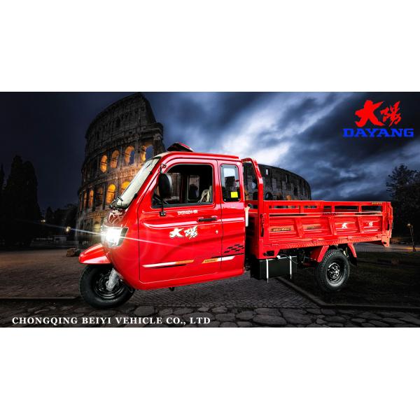 High Payload Capacity DAYANG Adult Enclosed Motorized Tuk Tuk Tricycle for Sightseeing