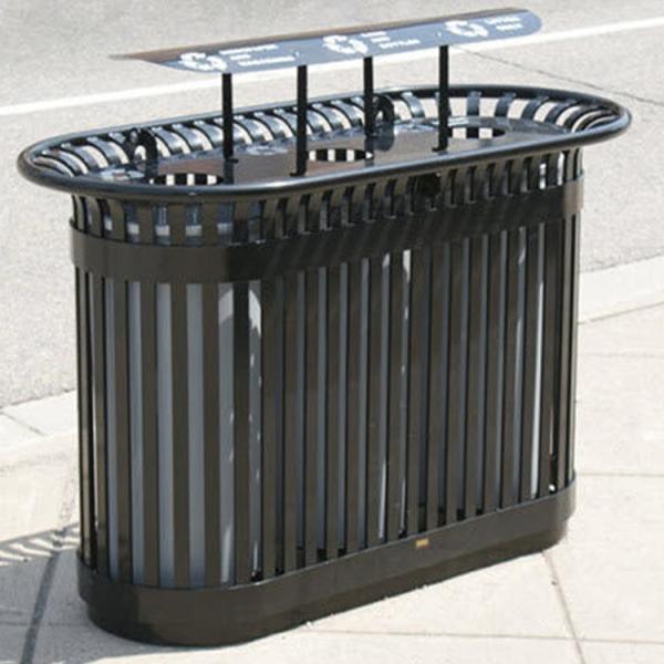 90L Multi Compartment Trash Can