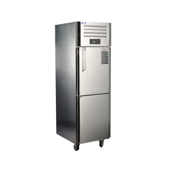 Vertical Stainless Steel Fridge Freezer for Kitchen Upright Refrigeration Equipment