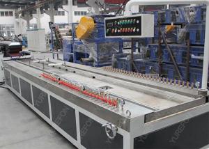 Wood Plastic Composite WPC Profile Extrusion Line Stable Running 20 M Twin Screw