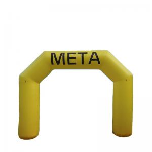 China Running Events Finish Arch Inflatable Customized Thermal Dye Sublimation Inflatable Finish Arch wholesale