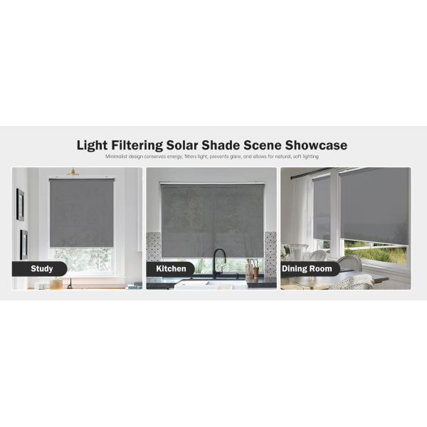 71% Pvc 29% Fiberglass Waterproof Sunscreen Roller Shade Fabric