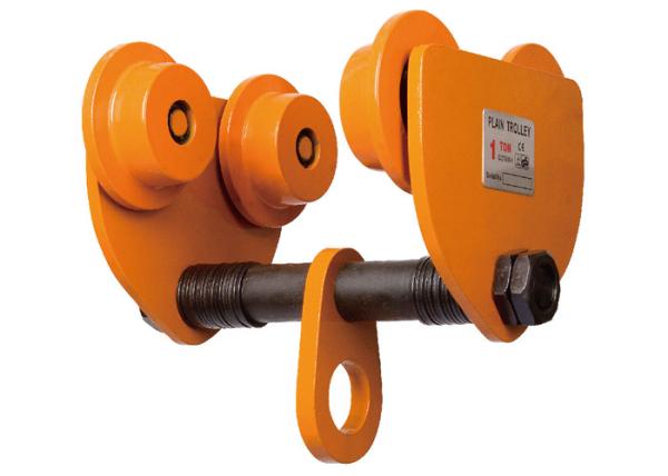 Quality I - beam Manual Plain Trolley For Workshop / 1 Ton Push Beam Trolley for sale