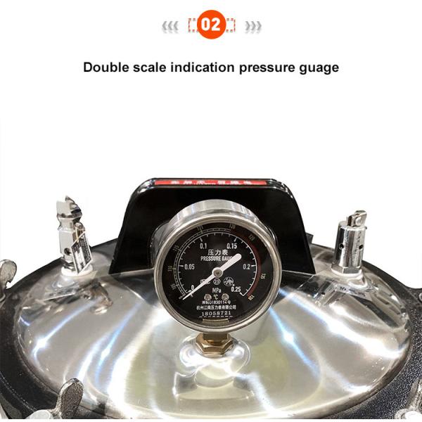 Automatic Vertical Autoclave Sterilizer Medical Lab For Food Sterilization