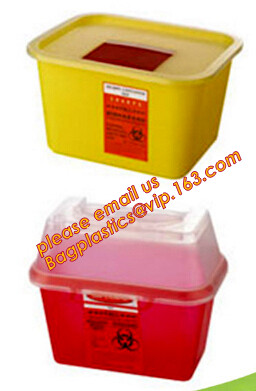 sharpsguard yellow lid 1 ltr sharps, sharps disposal container 1quart wall mounted medical for hospital and clinic