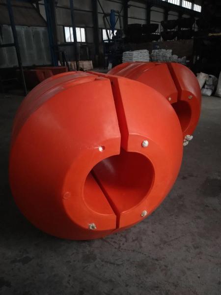 Quality Rotational moldong process made floater ID 350 * OD 1000 * L 1000  filled with high strength polyurethane foam for sale