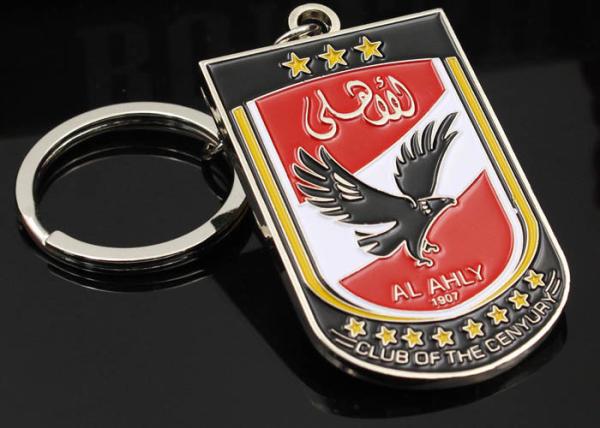 Quality Metal custom anime eagle key chain activity gift mobile phone pendant cartoon key ring chain for sale