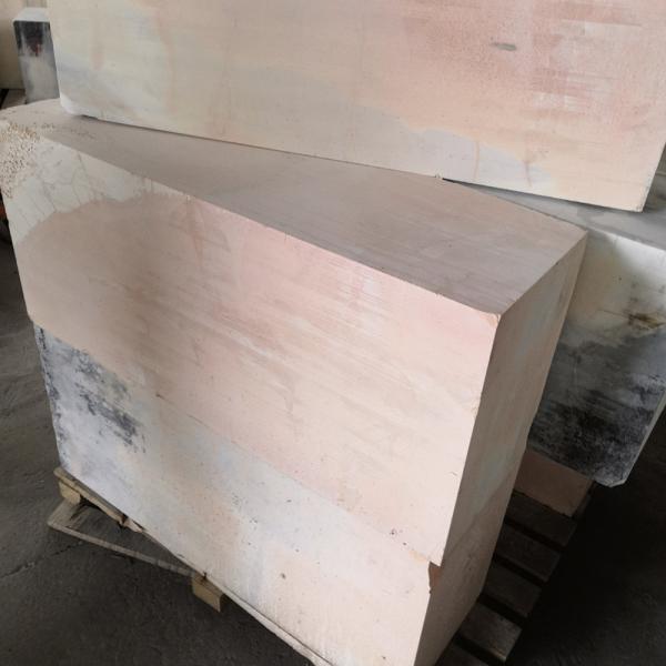 Quality Asia Refractories Customized Fusion Cast Block with Little CaO Content and AZS Brick for sale