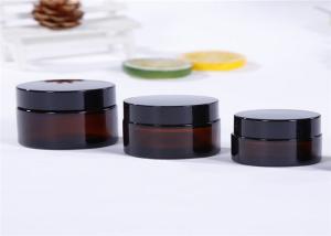 5ml / 10ml Glass Concentrate Containers , Nice Transparency Glass Cream Jars