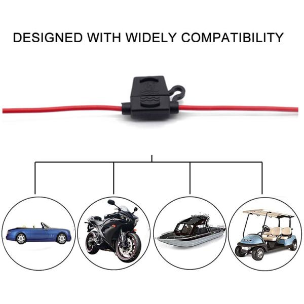TR-703 32V DC UL1015 16AWG 18AWG ATN Mini Inline Fuse Holders