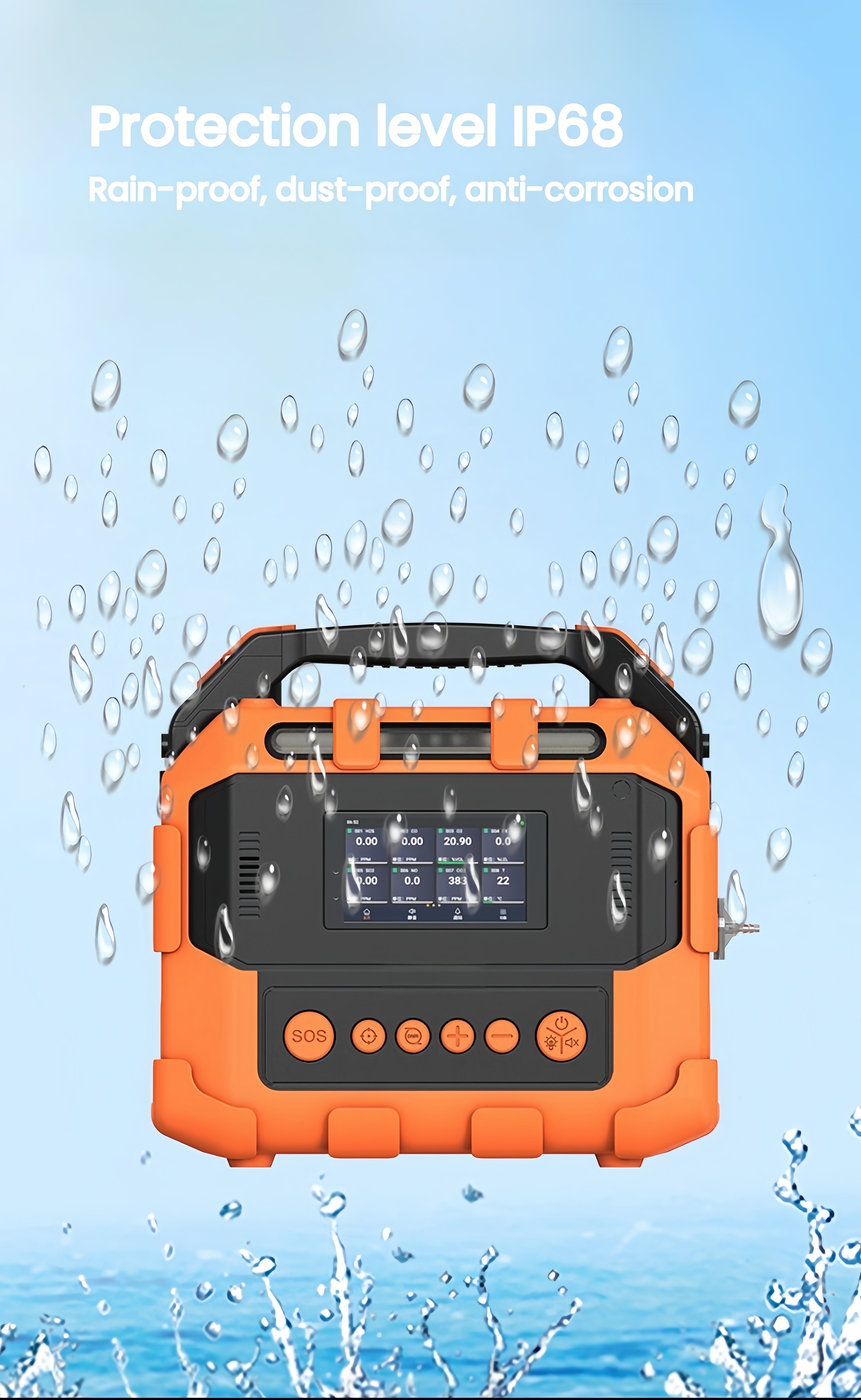 Ptm600-S Portable Intelligent Gas Analyzer For Multi Gas Detection