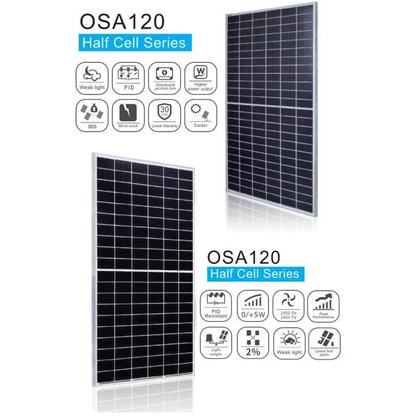 Full Black Mono Half Cell Solar Panel Kit For Homes 445W 450W 455W 460W