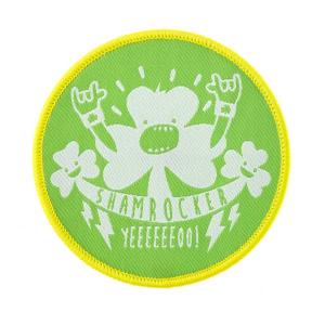 China Individual Polybag Packaging Custom Woven Patches Iron on Backside wholesale
