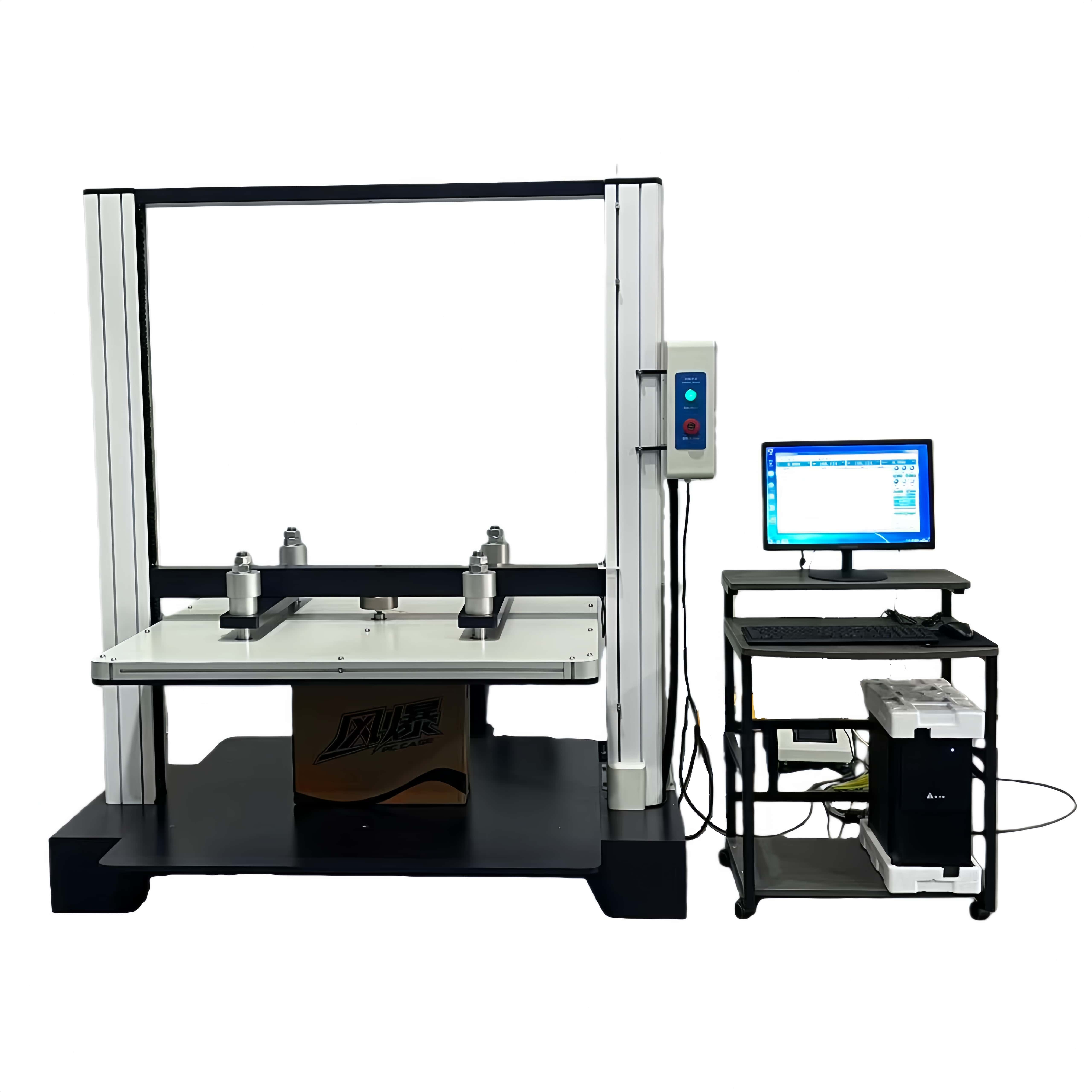 Servo-controlled Corrugated Box Compressive Strength Tester | Carton Box Compression and Stacking Testing Machine