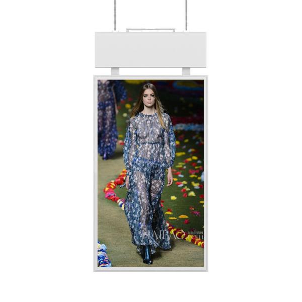 Quality Hanging LCD Window Display Signage Double Sided For Indoor Shop Advertising for sale