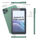 C Idea 7 Inch Android Tablets 6+128GB Quad Core Touch Screen Tablets For