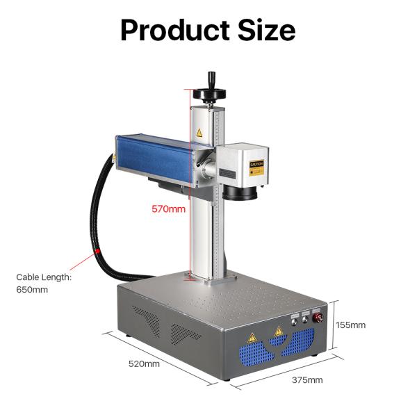 30kg Weight Pulsed Mode Vioern 5W UV Fiber Laser Marking Machine for Advertising and Hotel Applications